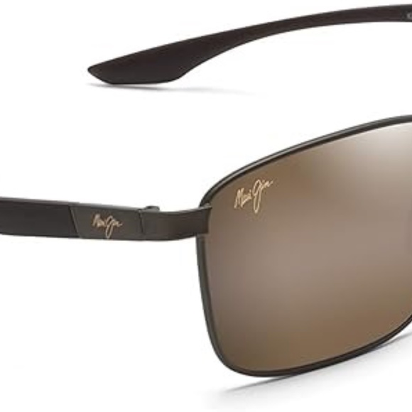 Excellent condition unisex Maui Jim Ka'ala rectangle polarized plus 2 sunglasses - Picture 5 of 11